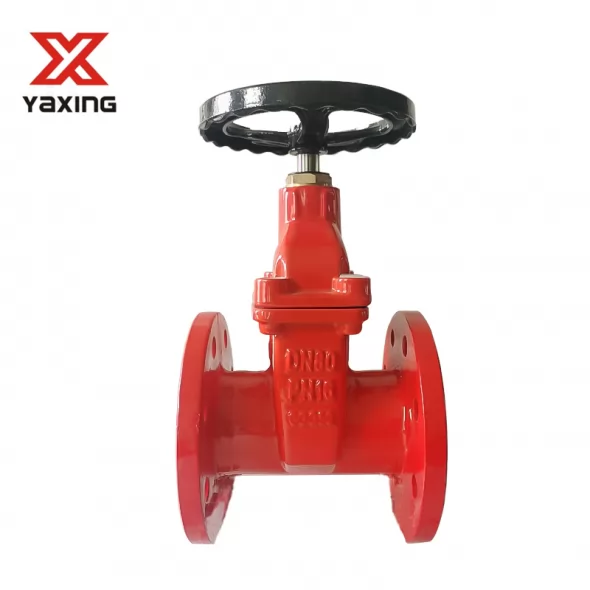 Resilient Seated Gate Valve DIN3352 F4 Red With Silica Gel For 150C