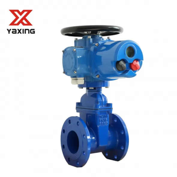 Resilient Seated Gate Valve DIN3352 F4 With Electric Actuator DN40-DN1200