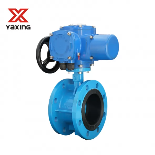 Flange Butterfly Valve With Electric Actuator